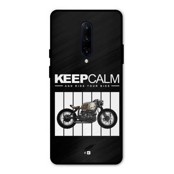 Keeps Calm Metal Back Case for OnePlus 7 Pro