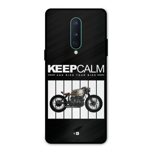 Keeps Calm Metal Back Case for OnePlus 8