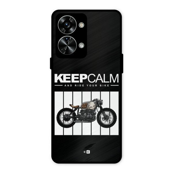 Keeps Calm Metal Back Case for OnePlus Nord 2T