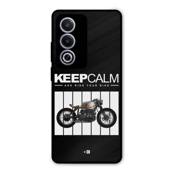 Keeps Calm Metal Back Case for Oppo A3 Pro