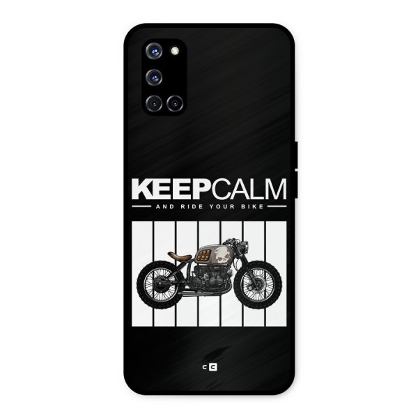 Keeps Calm Metal Back Case for Oppo A52