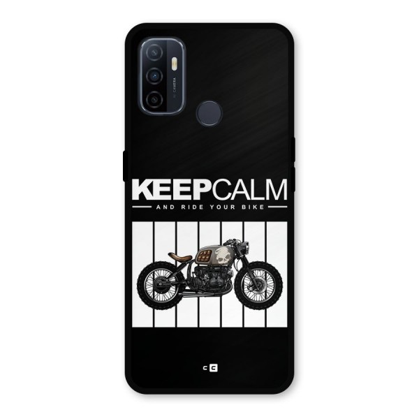 Keeps Calm Metal Back Case for Oppo A53