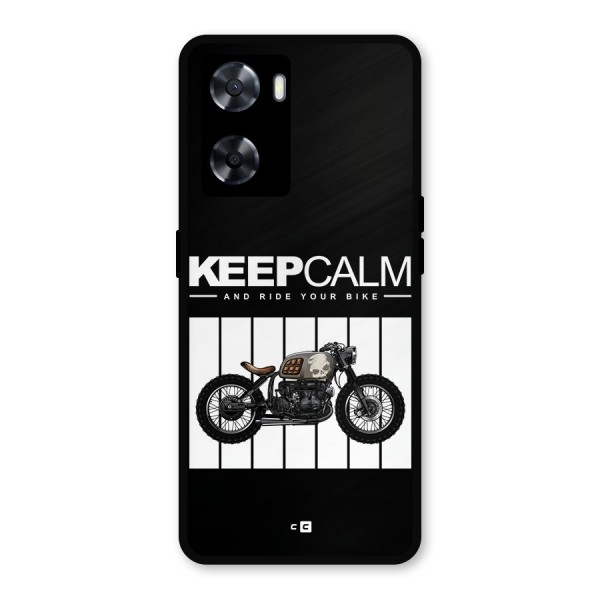 Keeps Calm Metal Back Case for Oppo A77