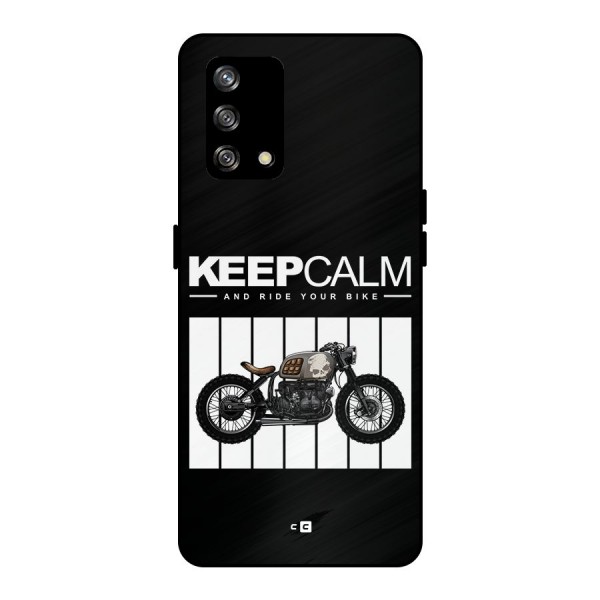 Keeps Calm Metal Back Case for Oppo F19