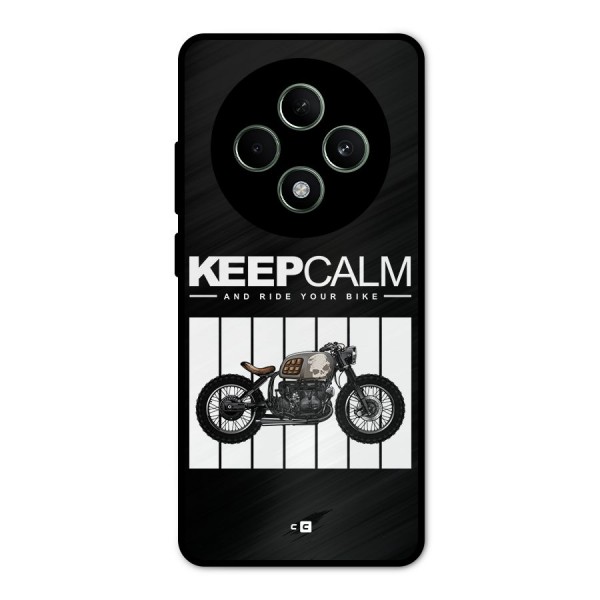 Keeps Calm Metal Back Case for Oppo F27