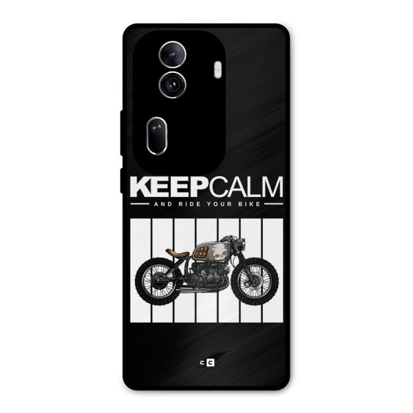 Keeps Calm Metal Back Case for Oppo Reno11 Pro 5G