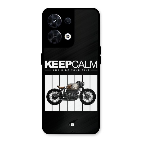 Keeps Calm Metal Back Case for Oppo Reno8 5G