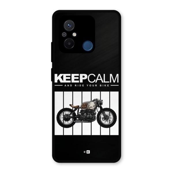 Keeps Calm Metal Back Case for Poco C55