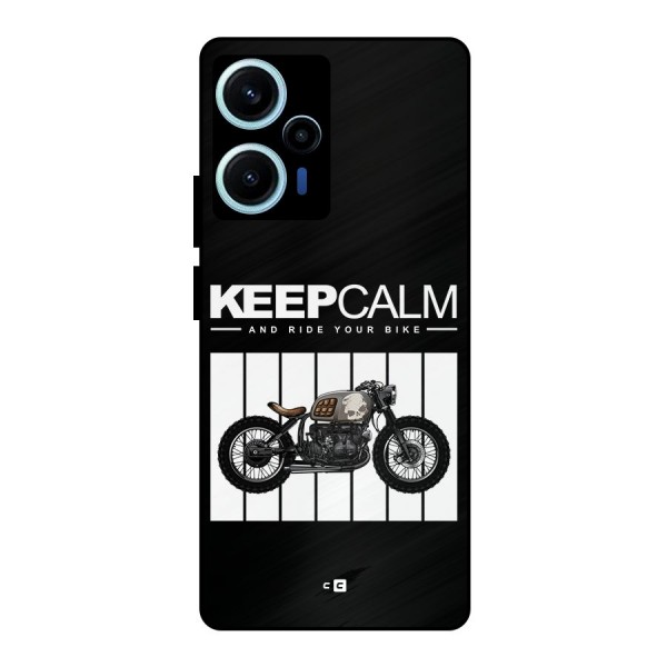 Keeps Calm Metal Back Case for Poco F5