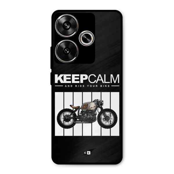 Keeps Calm Metal Back Case for Poco F6