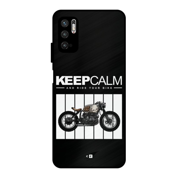 Keeps Calm Metal Back Case for Poco M3 Pro 5G