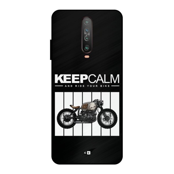 Keeps Calm Metal Back Case for Poco X2