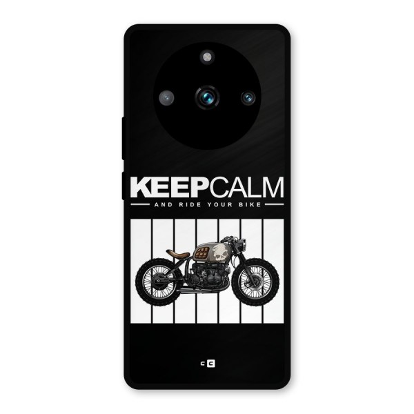 Keeps Calm Metal Back Case for Realme 11 Pro Plus