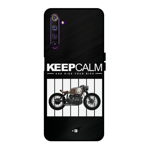 Keeps Calm Metal Back Case for Realme 6 Pro