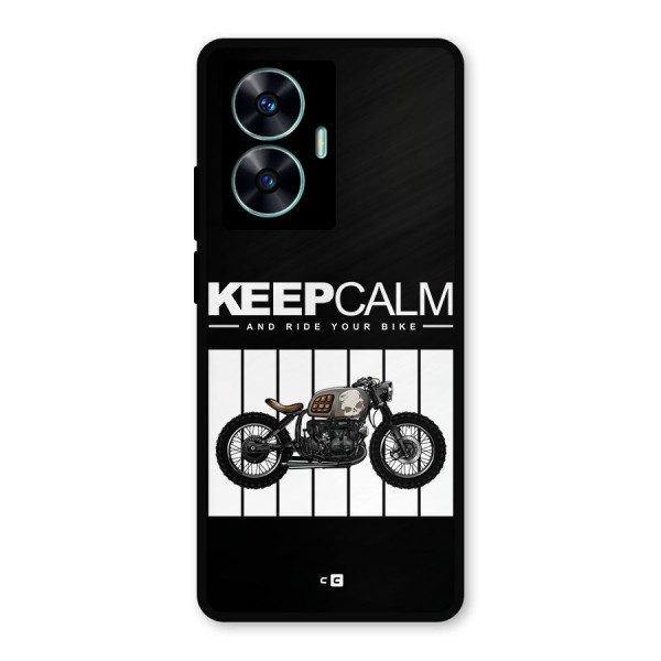 Keeps Calm Metal Back Case for Realme C55