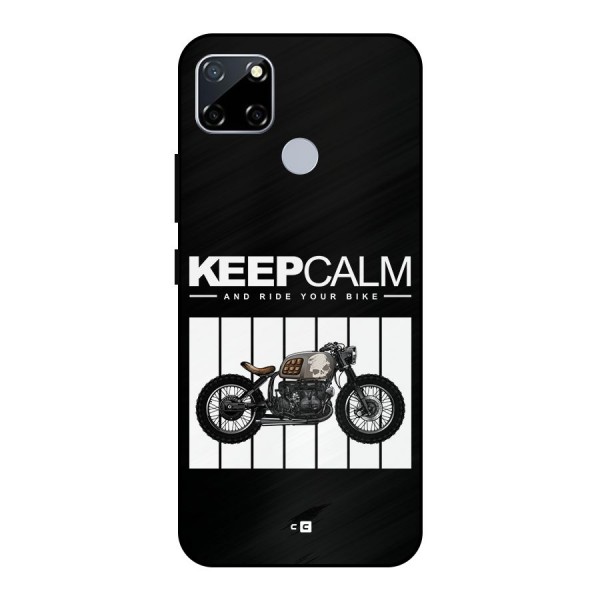 Keeps Calm Metal Back Case for Realme Narzo 20