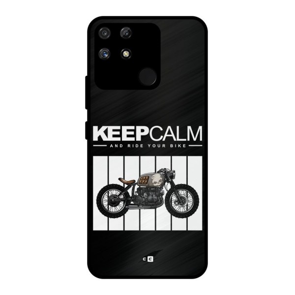 Keeps Calm Metal Back Case for Realme Narzo 50A