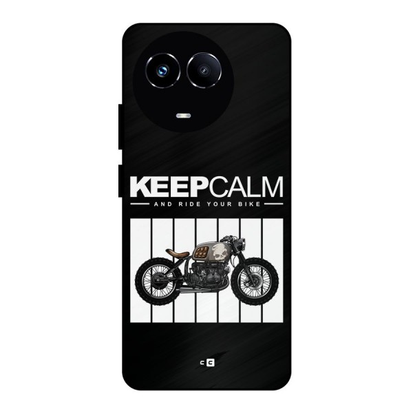 Keeps Calm Metal Back Case for Realme Narzo 60X