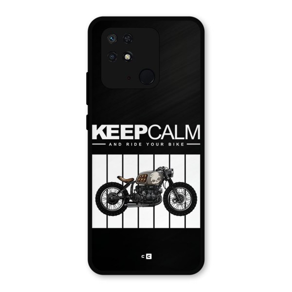 Keeps Calm Metal Back Case for Redmi 10