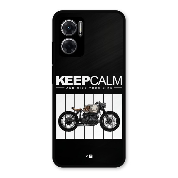 Keeps Calm Metal Back Case for Redmi 11 Prime 5G