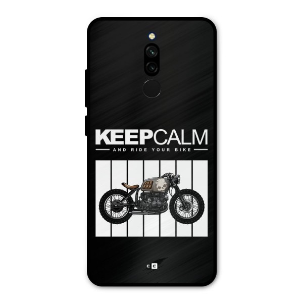 Keeps Calm Metal Back Case for Redmi 8