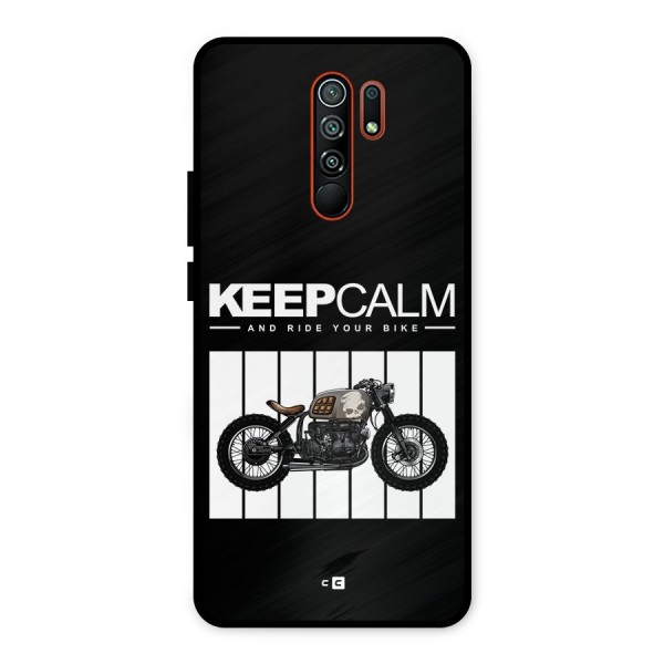 Keeps Calm Metal Back Case for Redmi 9 Prime