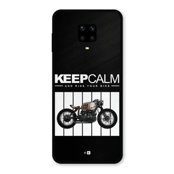 Keeps Calm Metal Back Case for Redmi Note 10 Lite