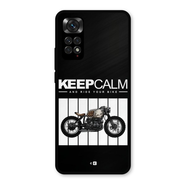 Keeps Calm Metal Back Case for Redmi Note 11