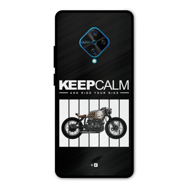 Keeps Calm Metal Back Case for Vivo S1 Pro