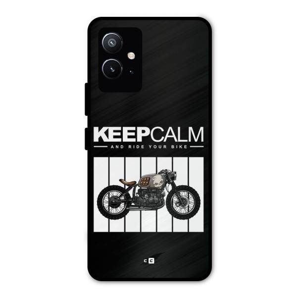 Keeps Calm Metal Back Case for Vivo T1 5G