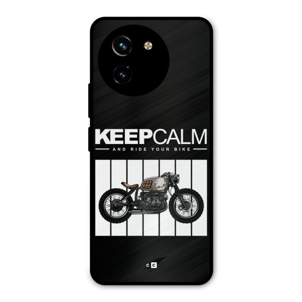 Keeps Calm Metal Back Case for Vivo T3x