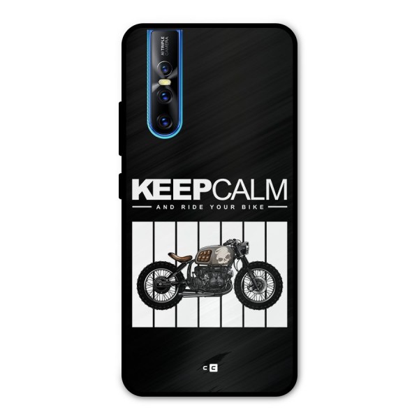 Keeps Calm Metal Back Case for Vivo V15 Pro