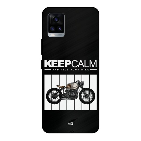 Keeps Calm Metal Back Case for Vivo V20