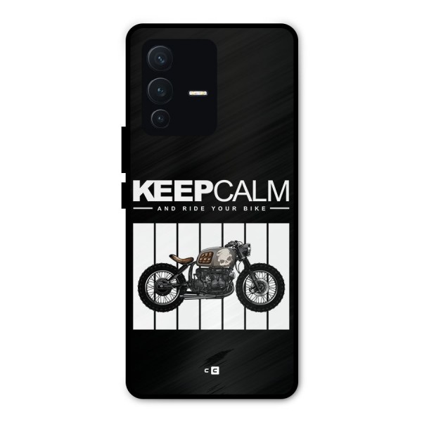 Keeps Calm Metal Back Case for Vivo V23 Pro