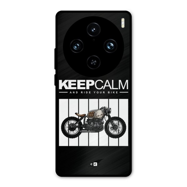 Keeps Calm Metal Back Case for Vivo X100 Pro