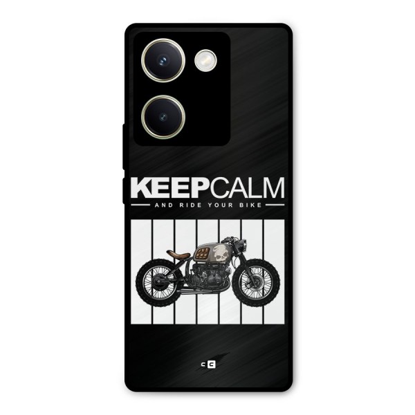 Keeps Calm Metal Back Case for Vivo Y200 Pro