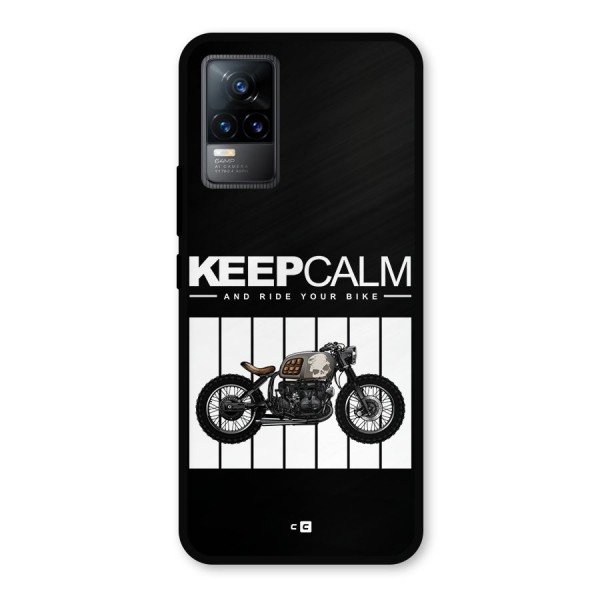 Keeps Calm Metal Back Case for Vivo Y73