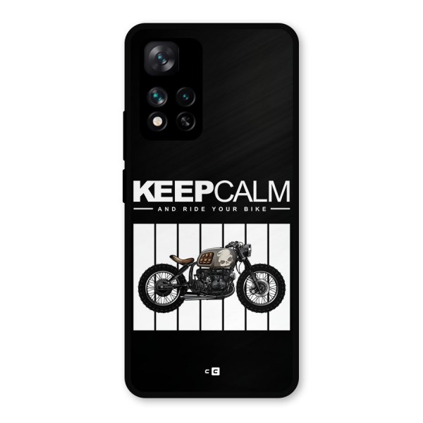 Keeps Calm Metal Back Case for Xiaomi 11i Hypercharge 5G