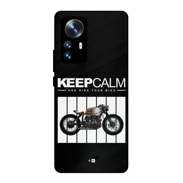 Keeps Calm Metal Back Case for Xiaomi 12 Pro