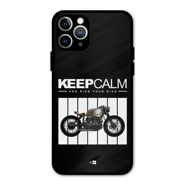 Keeps Calm Metal Back Case for iPhone 11 Pro Max