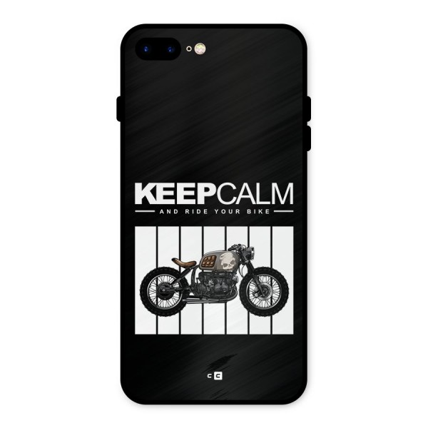 Keeps Calm Metal Back Case for iPhone 8 Plus