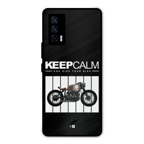 Keeps Calm Metal Back Case for iQOO 7 5G