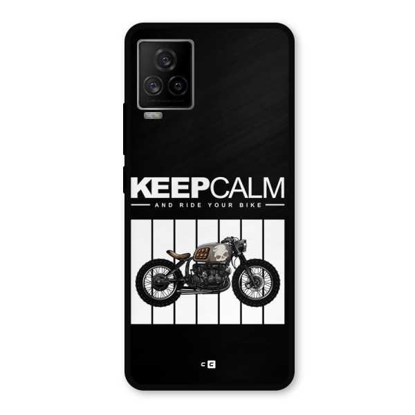 Keeps Calm Metal Back Case for iQOO 7 Legend 5G