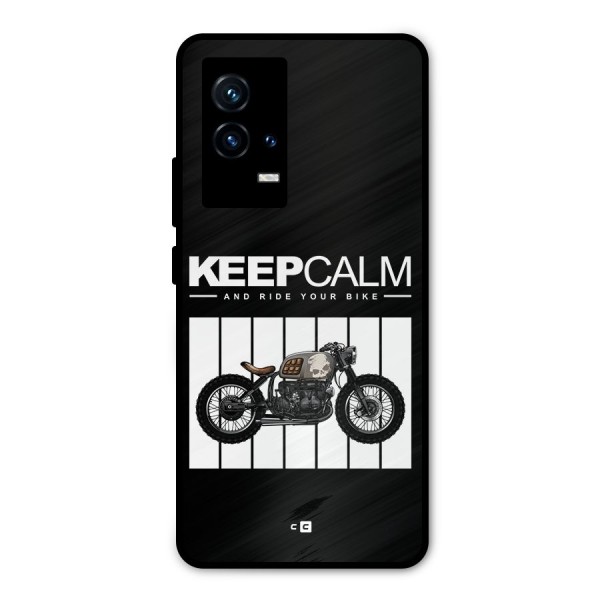 Keeps Calm Metal Back Case for iQOO 9 5G