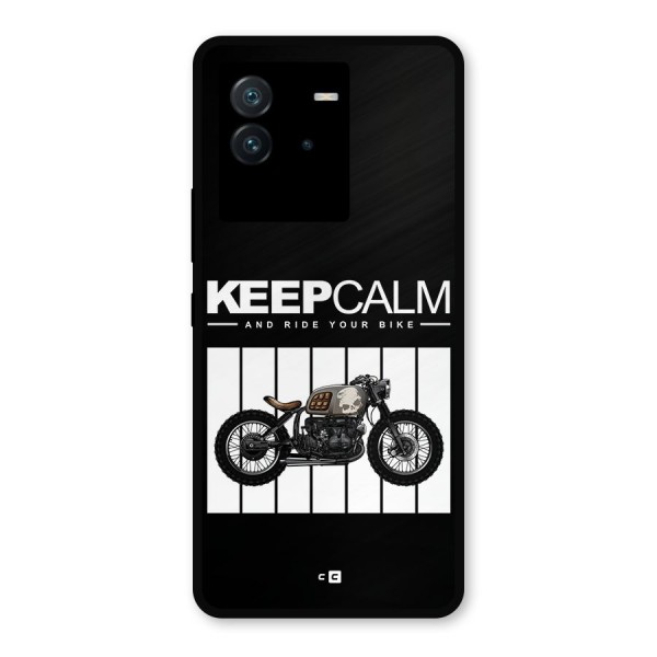 Keeps Calm Metal Back Case for iQOO Neo 6 5G