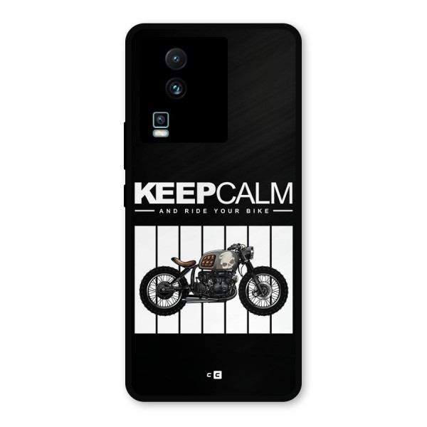 Keeps Calm Metal Back Case for iQOO Neo 7