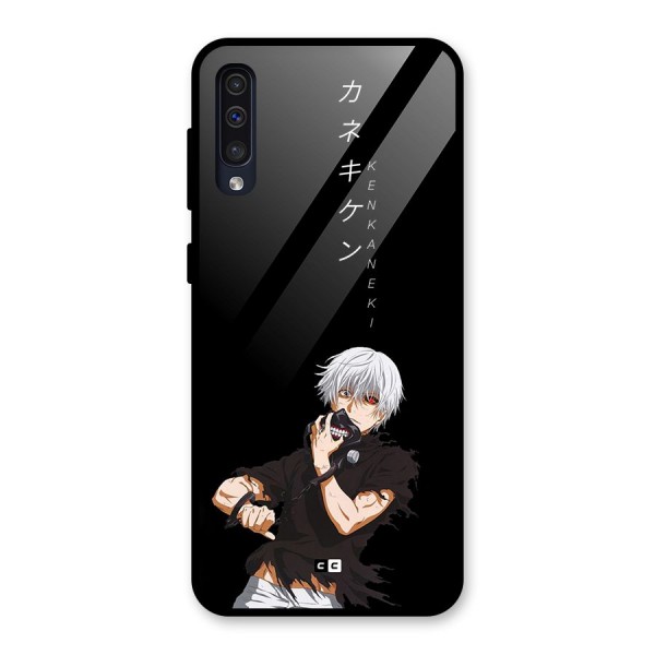 Ken Kanek Unveiling Mask Glass Back Case for Galaxy A50