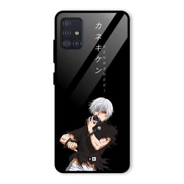 Ken Kanek Unveiling Mask Glass Back Case for Galaxy A51