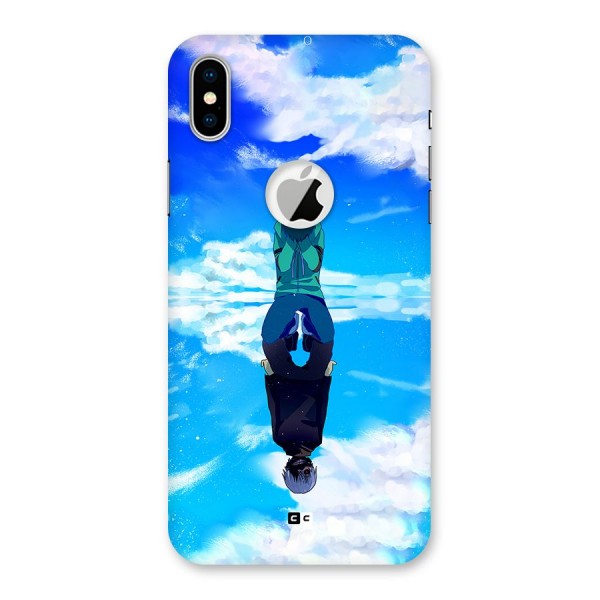 Ken Kaneki Reflection Back Case for iPhone X Logo Cut