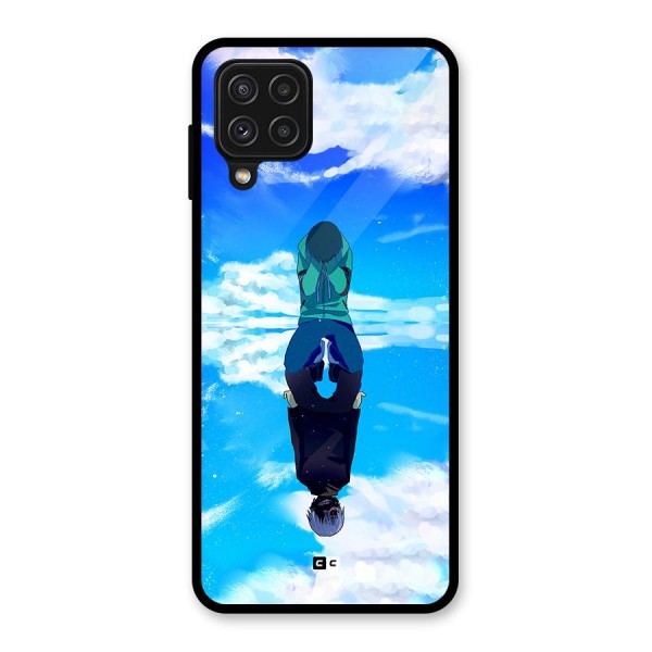 Ken Kaneki Reflection Glass Back Case for Galaxy A22 4G